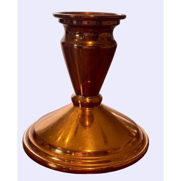 Vintage Coppercraft Guild Copper Candle Holder - Picture 1 of 8